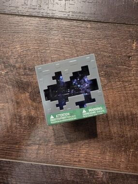 Minecraft Creeper Nice Cube Style Squishy Sensory Fidget Purple Jelly Cube Toy